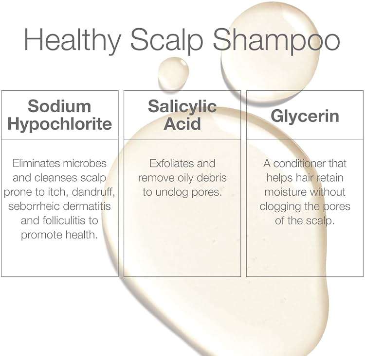 CLn® Shampoo - Clarifying Formula with Salicylic Acid, For Normal to Oily Scalp Prone to Folliculitis, Dandruff, Itchy & Flaky Scalp, Fragrance-Free & Paraben-Free, 8 fl. oz. - Image 4