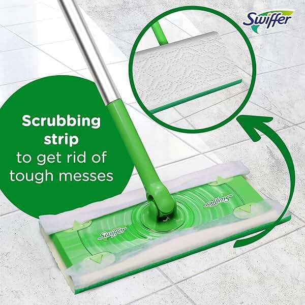 Swiffer Sweep + Mop, Wet Pads Refill, Floor Cleaner for Dirt, Dust, Hair, Cleaning Cloths for Mopping Home, Bathroom, Kitchen, All Purpose Multi-Surface Floor Wipes, Fresh, 24ct - Image 5
