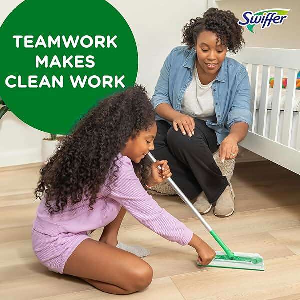 Swiffer Sweep + Mop, Wet Pads Refill, Floor Cleaner for Dirt, Dust, Hair, Cleaning Cloths for Mopping Home, Bathroom, Kitchen, All Purpose Multi-Surface Floor Wipes, Fresh, 24ct - Image 9