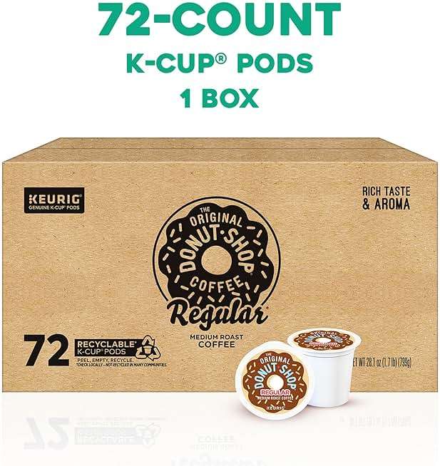 The Original Donut Shop Regular Keurig Single-Serve K-Cup Pods, Medium Roast Coffee, 72 Count - Image 2