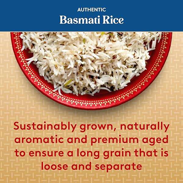 Royal Basmati Rice - Authentic Long Grain White Basmati Rice - 15 lb Bag - Perfect for Biryanis, Pilafs & Curries - Cook in Microwave or on Stove Top - Image 6