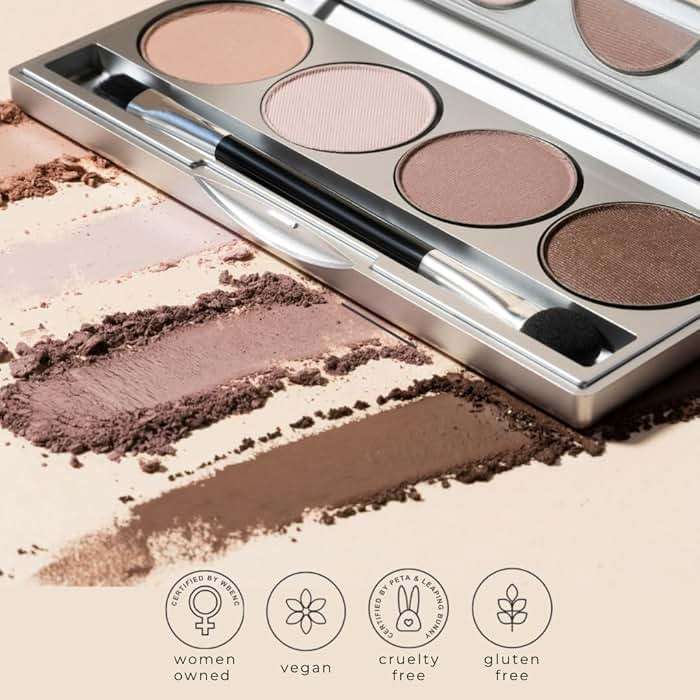 Honeybee Gardens Pressed Powder Eyeshadow Single Refill – Ninja Kitty Pale Champagne Pink Shimmer Eye Color, Long-Wearing Mineral Eyeshadow, Eye Makeup Refill Pan No Compact Applicator - Image 8