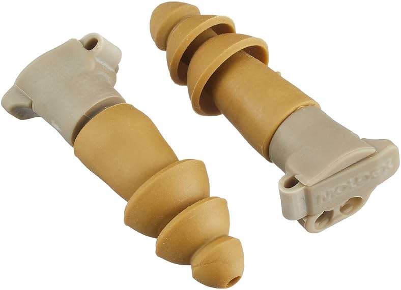 Moldex Battleplugs(R) Reusable Vinyl Ear Plugs, Bell Shape, 24 dB, Yellow, 1 PR 6497-1 Each - Image 1