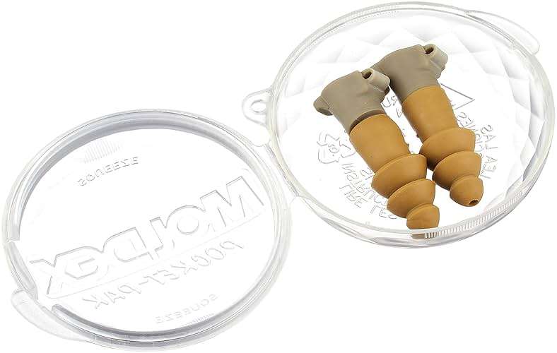Moldex Battleplugs(R) Reusable Vinyl Ear Plugs, Bell Shape, 24 dB, Yellow, 1 PR 6497-1 Each - Image 3
