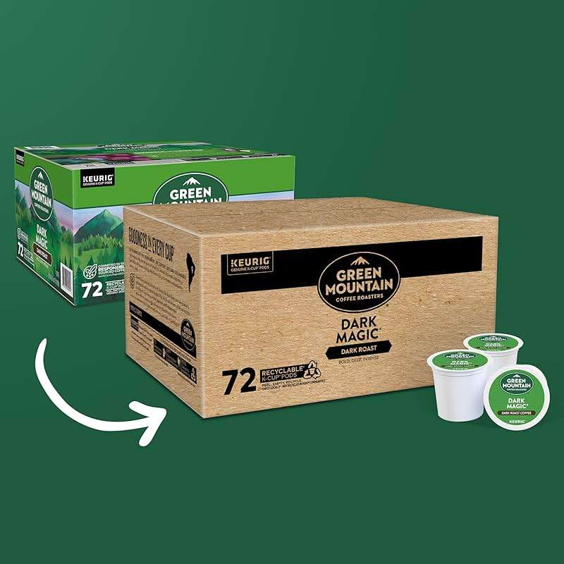 Green Mountain Coffee Roasters Dark Magic Keurig Single-Serve K-Cup Pods, Dark Roast Coffee, 72 Count - Image 15