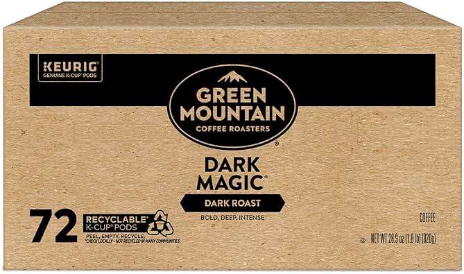 Green Mountain Coffee Roasters Dark Magic Keurig Single-Serve K-Cup Pods, Dark Roast Coffee, 72 Count - Image 10