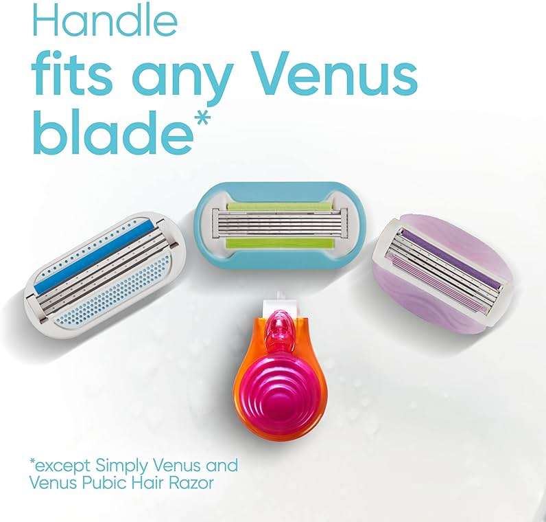 Gillette Venus Extra Smooth Travel Razor Kit for Women, Mini Handle + Refill + Case - Image 7
