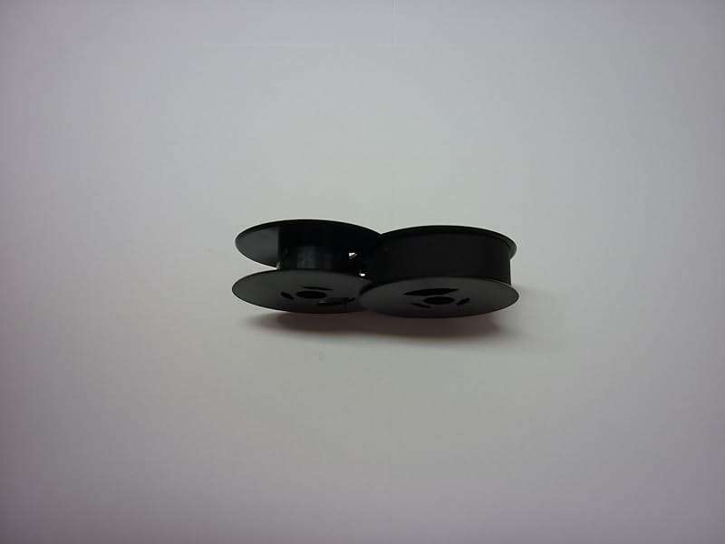 Brother Deluxe Typewriter Ribbon, Black, Compatible, Twin Spool - Image 1