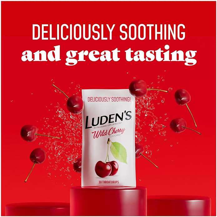 Luden's Throat Drops Wild Cherry 30 Drops - Image 3