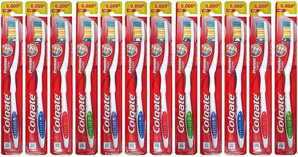 Colgate Toothbrushes Premier Extra Clean(Pack of 12 ),Multicolor,Corded Electric - Image 2