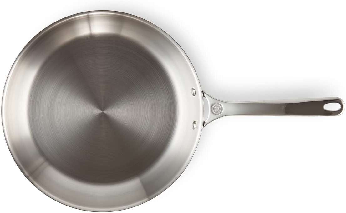 Le Creuset Tri-Ply Stainless Steel 12" Fry Pan - Image 3