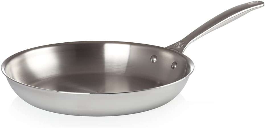 Le Creuset Tri-Ply Stainless Steel 12" Fry Pan - Image 4