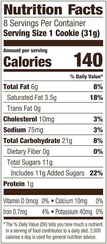 Pepperidge Farm Montauk Soft Baked Milk Chocolate Chunk Cookies, 8.6 Oz Bag (8 Cookies) - Image 2