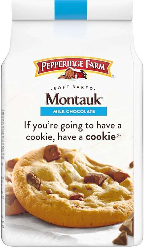 Pepperidge Farm Montauk Soft Baked Milk Chocolate Chunk Cookies, 8.6 Oz Bag (8 Cookies) - Image 7