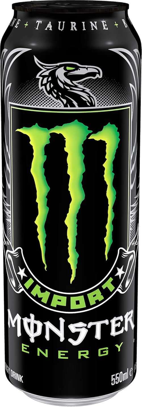 Monster Energy Import, Energy Drink, 18.6 Ounce | Pack of 12 - Image 3