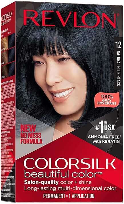 Revlon Colorsilk Beautiful Color, Natural Blue Black [12] 1 ea (Pack of 6) - Image 1