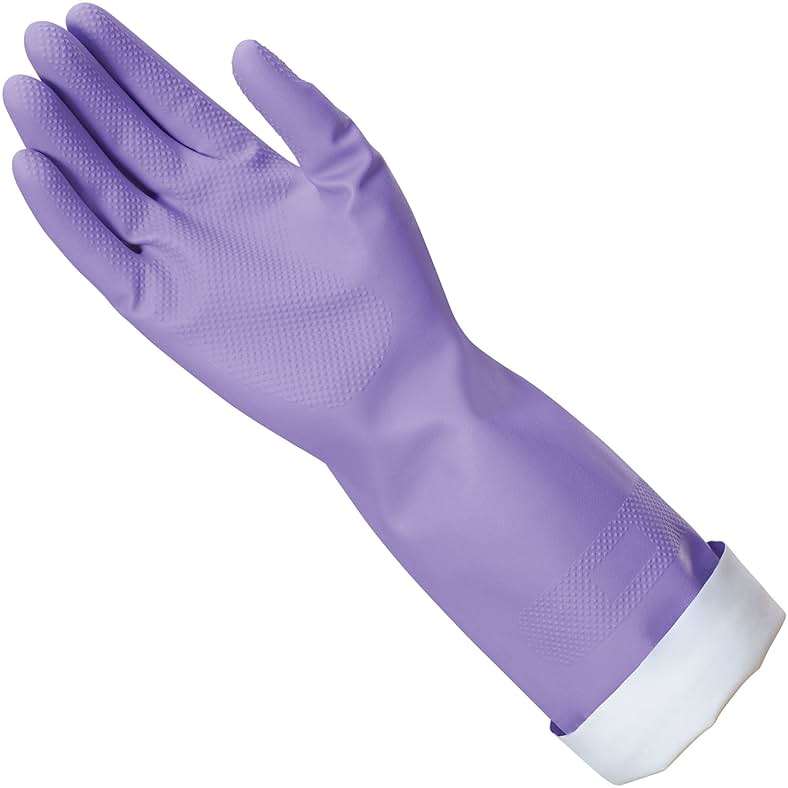 Mr. Clean Loving Hands Reusable Heat Resisting Cleaning Gloves with Cotton Flock Lining, Medium - Image 3