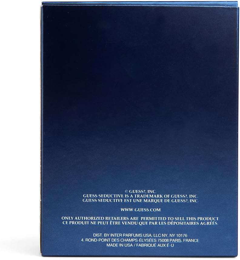 GUESS Fragrance Seductive Homme Blue Eau De Toilette Spray for Men, 3.4 fl oz - Image 9