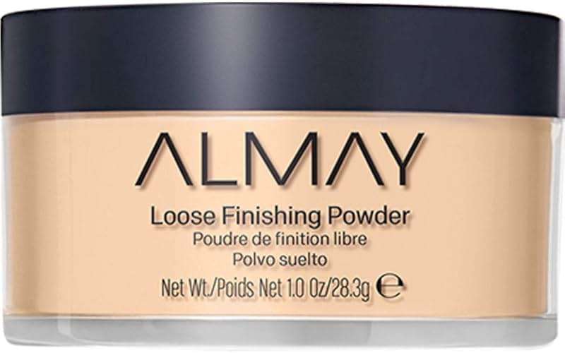 Almay Setting Powder, Face Makeup, Matte Loose Powder, Hypoallergenic, Cruelty Free, 200 Light Medium, 1 Oz - Image 1