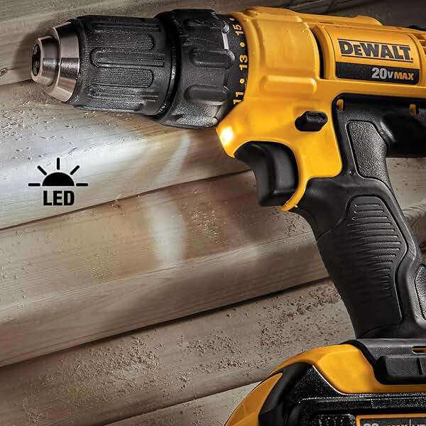 DEWALT 20V MAX Cordless Drill and Impact Driver, Power Tool Combo Kit , Includes 2 Batteries, Charger and Bag (DCK240C2) - Image 2