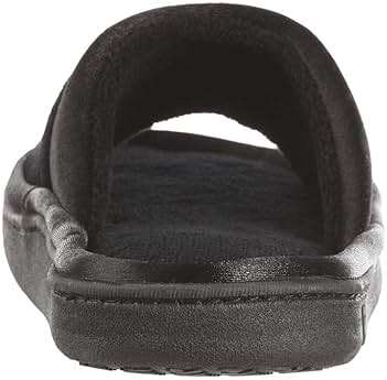 isotoner Women's Microterry Slide Slipper with Satin Trim - Image 5