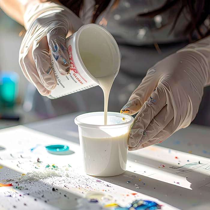 Custom Shop Paint Mixing Cups, 32-Ounce (Box of 100) - Plastic Measuring Cups for Liquids, Automotive Painting, Epoxy Resin, Acrylic Arts, Crafts, Disposable or Reusable, Graduated, Mixing Ratios - Image 2