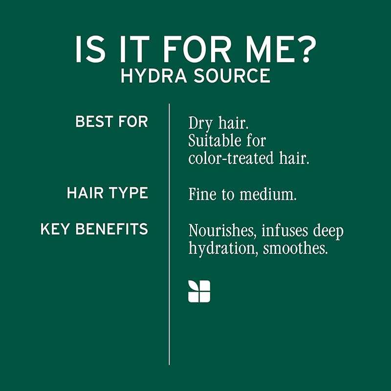 Biolage Hydra Source Shampoo - Softens, Moisturizes & Adds Shine, For Dry Hair, Infused with Micro-Filtered Aloe Vera & Fermented Hyaluronic Acid, Vegan & Paraben-Free - Image 7