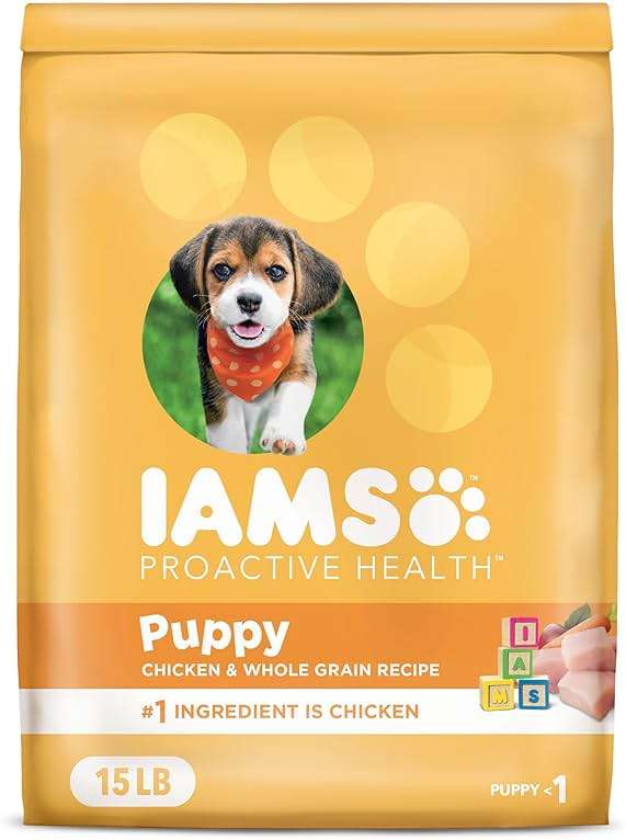 IAMS Proactive Health Dry Dog Food, Premium Dog Food Dry Recipe, 15 lb. Bag - Image 1