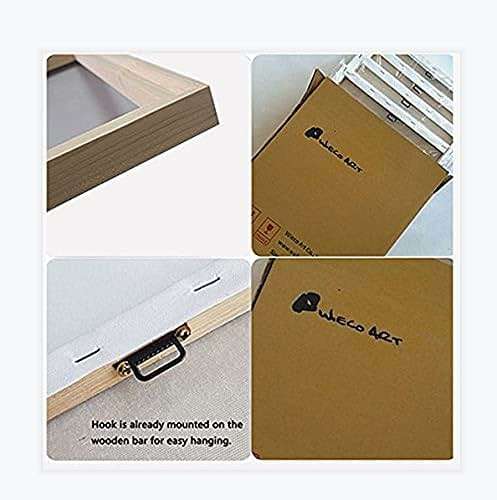 Wieco Art The Cloud Tree 3 Panels Modern Giclee Canvas Prints Artwork Abstract Seascape Paintings Reproduction Sea Beach Pictures Printed on Canvas Wall Art for Home Decorations Wall Decor - Image 5