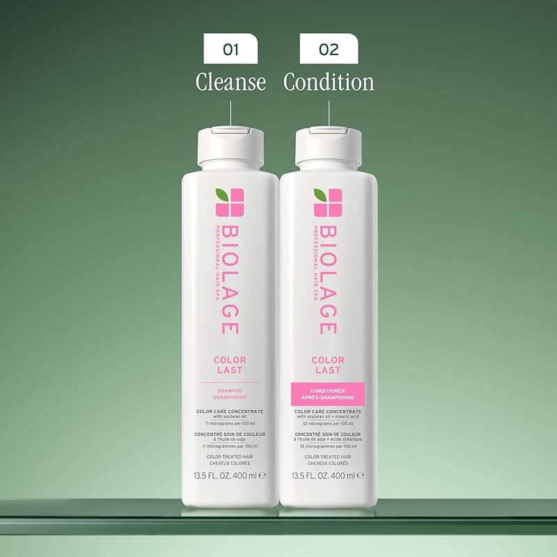 Biolage Color Last Conditioner - Protects & Preserves Color Treated Hair, Hydrates & Repairs Damaged Hair, Adds Shine, Vegan, Paraben-Free - Image 8