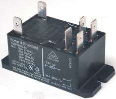 TE CONNECTIVITY/POTTER & BRUMFIELD T92P7A22-120 Power Relay, DPST-NO, 120VAC, 30A, Flange - Image 1