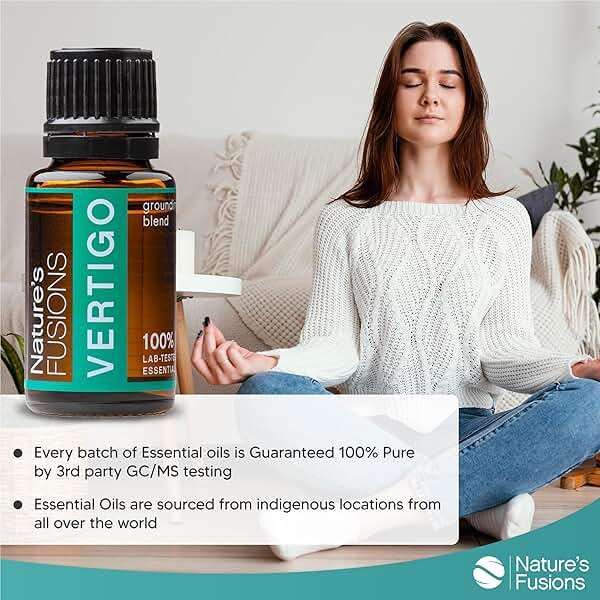 Nature's Fusions Vertigo Relief, Ginger Oil Nausea Relief Essential Oil Blends (15ml) - Fast-Acting Motion Sickness Relief, Morning Sickness Relief, Dizziness Relief, & Vertigo Medicine w/ Peppermint - Image 3