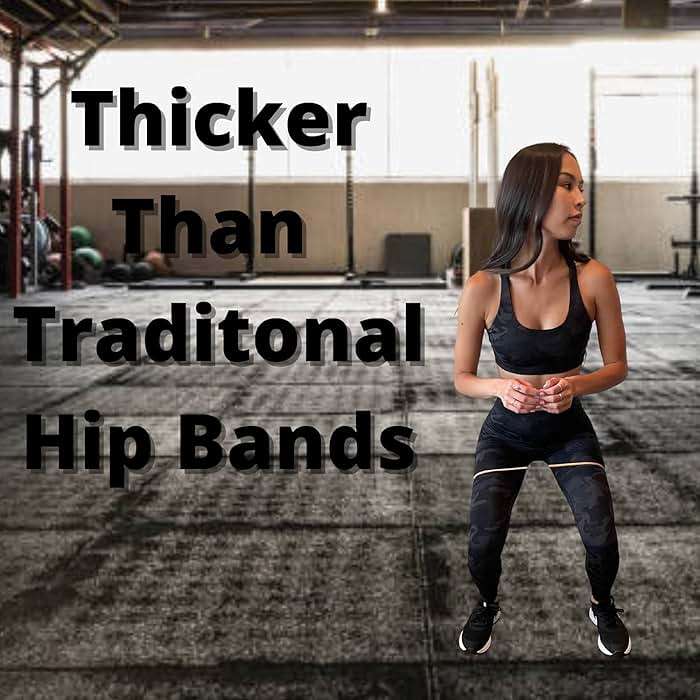 Rubberbanditz Extra Thick Booty Bands - for Glutes and Legs Workouts - Includes eGuide for Women - Mini Loop Exercise Band Engages Hips, Thighs, Butt, and Abs - 5 Mini Resistance Band Sizes 5-100 lbs - Image 6