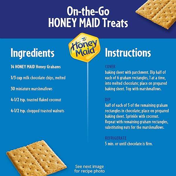 Honey Maid Fresh Stacks Graham Crackers, Bulk Travel Snacks, 6 Boxes (36 Multi Snack Packs) - Image 14