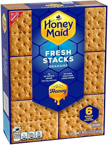 Honey Maid Fresh Stacks Graham Crackers, Bulk Travel Snacks, 6 Boxes (36 Multi Snack Packs) - Image 17