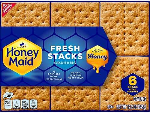 Honey Maid Fresh Stacks Graham Crackers, Bulk Travel Snacks, 6 Boxes (36 Multi Snack Packs) - Image 19