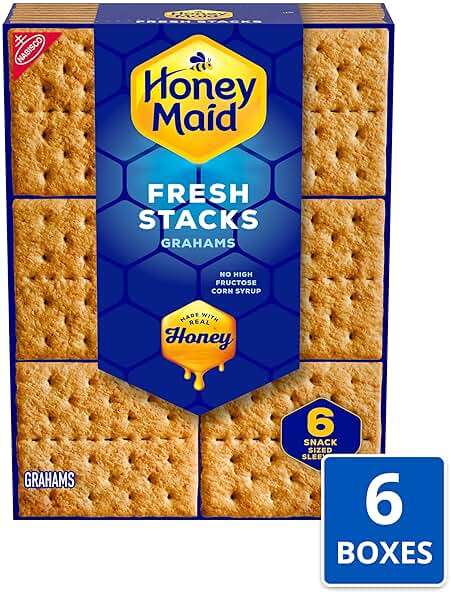 Honey Maid Fresh Stacks Graham Crackers, Bulk Travel Snacks, 6 Boxes (36 Multi Snack Packs) - Image 4