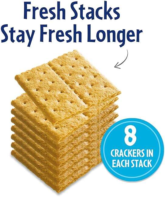 Honey Maid Fresh Stacks Graham Crackers, Bulk Travel Snacks, 6 Boxes (36 Multi Snack Packs) - Image 6