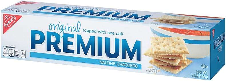 Premium Original Saltine Crackers, Lunch Snacks, Bulk Snacks, 12 - 4 oz Boxes - Image 16