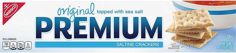 Premium Original Saltine Crackers, Lunch Snacks, Bulk Snacks, 12 - 4 oz Boxes - Image 21