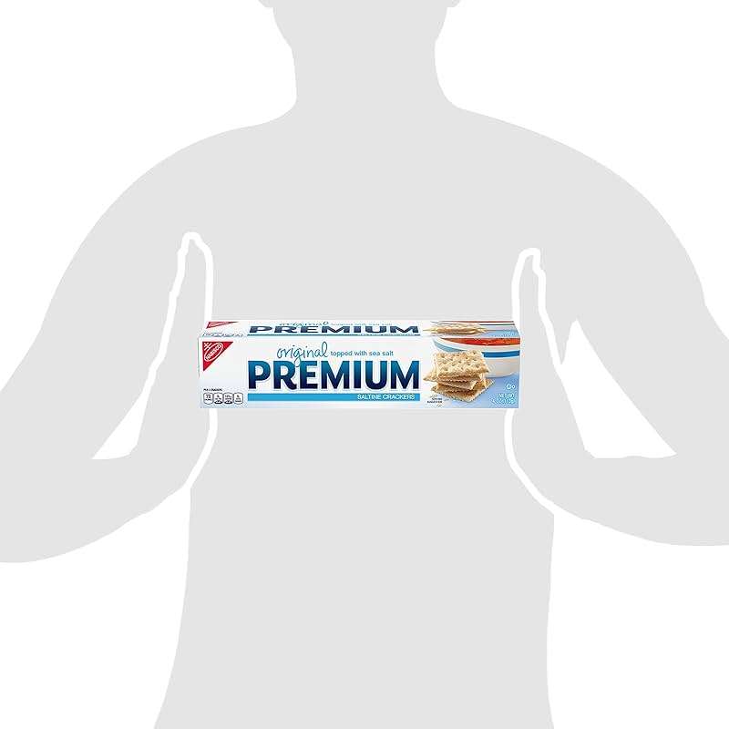 Premium Original Saltine Crackers, Lunch Snacks, Bulk Snacks, 12 - 4 oz Boxes - Image 5
