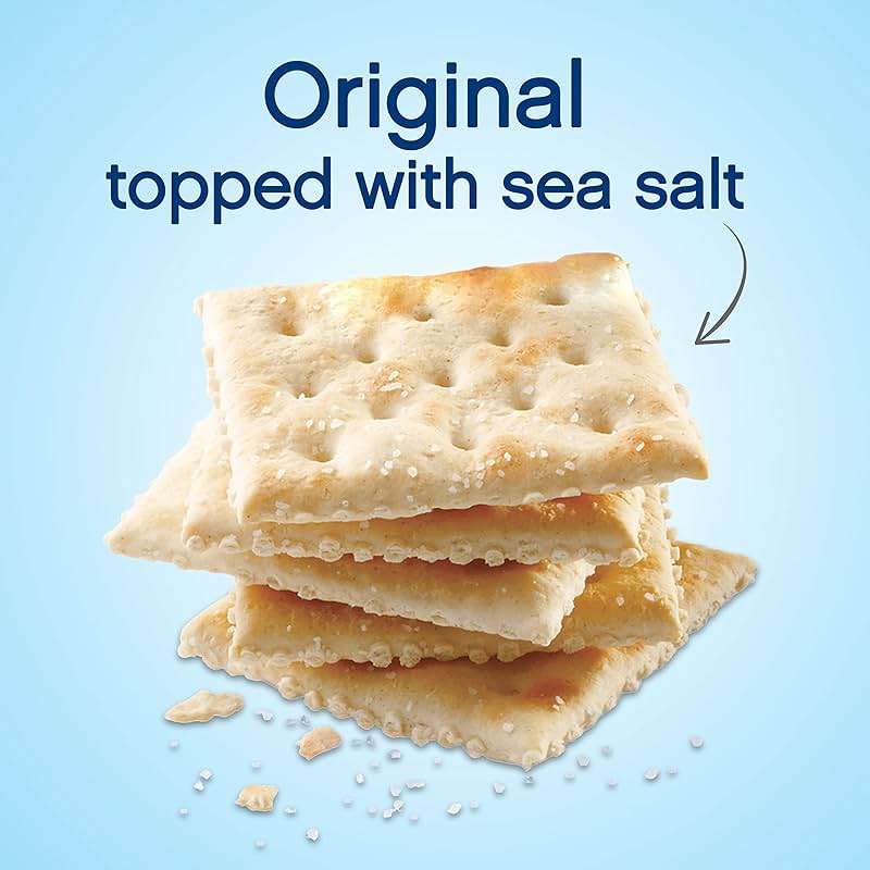 Premium Original Saltine Crackers, Lunch Snacks, Bulk Snacks, 12 - 4 oz Boxes - Image 6