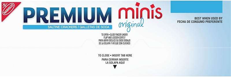 Premium Original Mini Saltine Crackers, Lunch Snacks, Bulk Snacks, 6 - 11 oz Boxes - Image 16