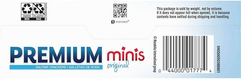 Premium Original Mini Saltine Crackers, Lunch Snacks, Bulk Snacks, 6 - 11 oz Boxes - Image 17