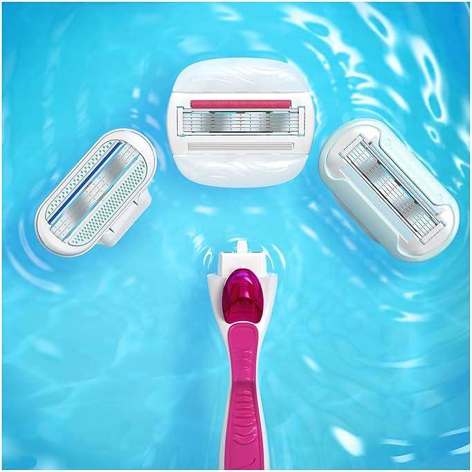 Gillette Venus ComfortGlide with Olay Sugarberry Women's Razor Blade Refills, 6 Count (Packaging may vary) - Image 4