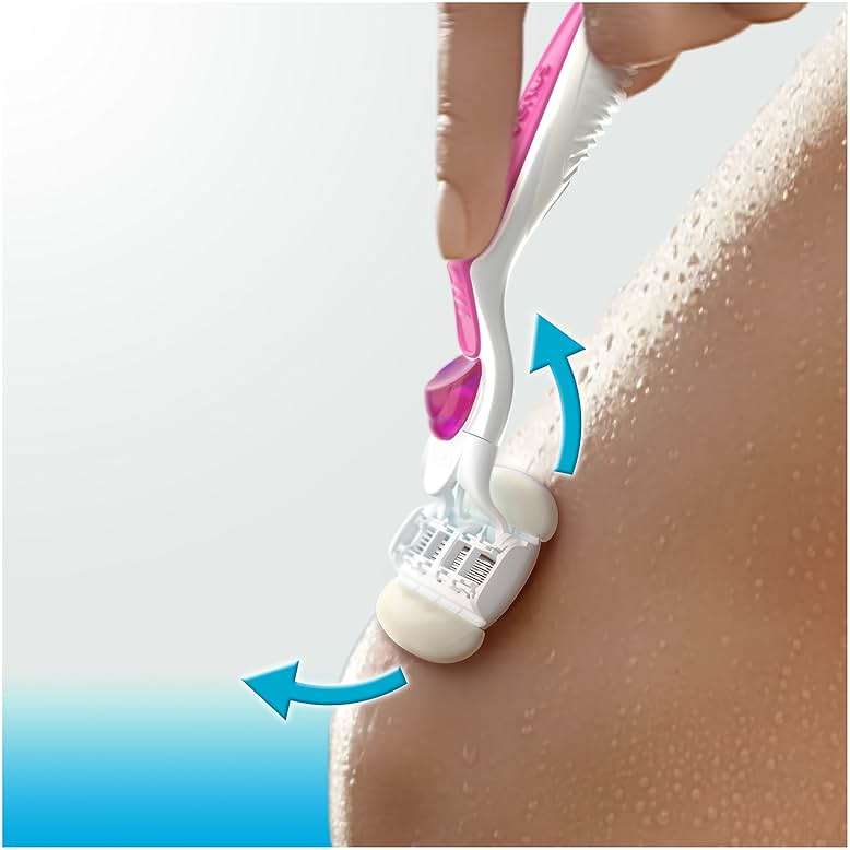 Gillette Venus ComfortGlide with Olay Sugarberry Women's Razor Blade Refills, 6 Count (Packaging may vary) - Image 5