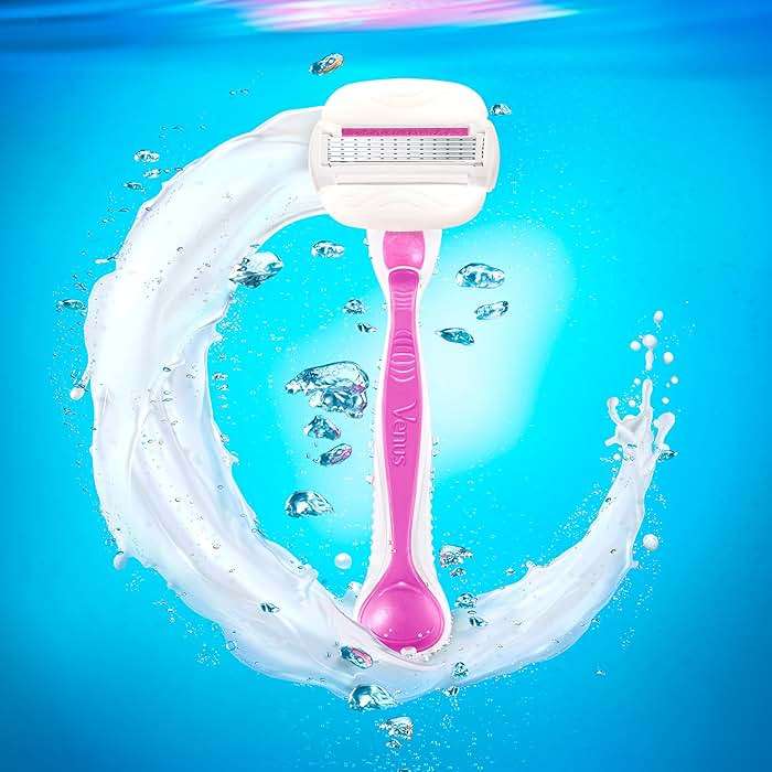 Gillette Venus ComfortGlide with Olay Sugarberry Women's Razor Blade Refills, 6 Count (Packaging may vary) - Image 6