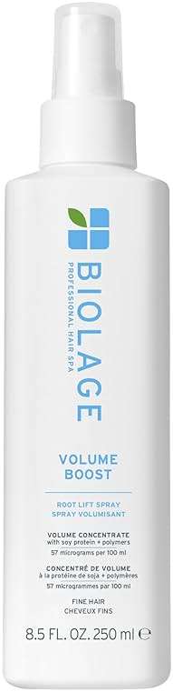 Biolage Volume Boost Volumizing Spray - Adds Bounce, Movement & Fullness, Root Lift Spray for Fine Hair, Soy Protein & Polymers, Paraben-Free & Vegan, 8.4 Fl Oz - Image 1