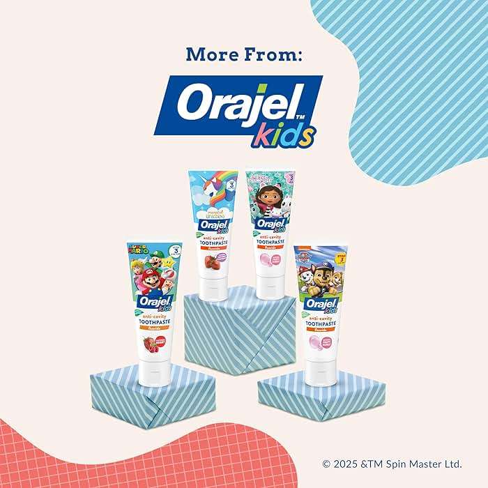 Orajel Kids Paw Patrol Anti-Cavity Fluoride Toothpaste, Natural Fruity Bubble Flavor, 4.2oz Tube - Image 6