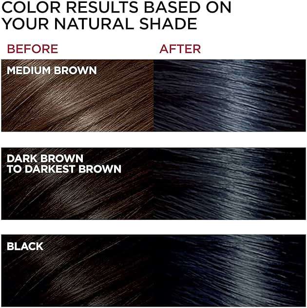 L'Oreal Paris Superior Preference Fade-Defying + Shine Permanent Hair Color, 2BL Black Sapphire, Pack of 1, Hair Dye - Image 4